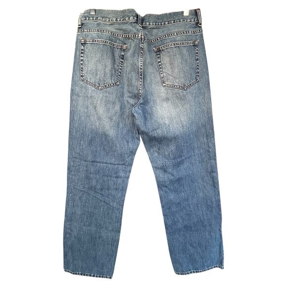 J Crew Mens Jeans 34x31 Relaxed Fit Denim Casual Everyday Cotton Blue - Picture 2 of 10